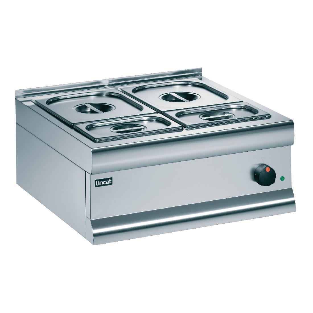 Lincat Bain Marie Base Unit Dry Heat 2 x 1/2 & 2 1/4 GN - 290Hx600Wx600 (Direct)