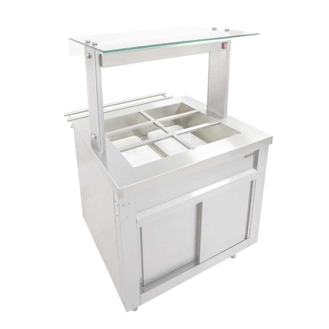 Parry Flexi-Serve Ambient Cupboard w/ChillWell LED Gantry&Trayslide2GN(Direct)