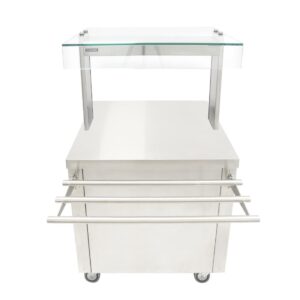 Parry Flexi-Serve Hot Cupboard w/Plain Top Heated Gantry&Trayslide 2GN(Direct)