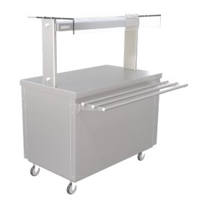 Parry Flexi-Serve Hot Cupboard w/Plain Top Heated Gantry&Trayslide 3GN(Direct)