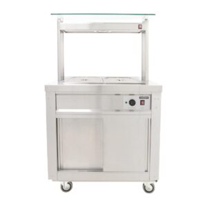 Parry Flexi-Serve Hot Cboard w/Dry BMarie Top Heated Gantry&Trayslide2GN(Direct)