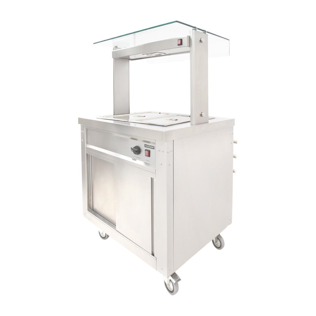 Parry Flexi-Serve Hot Cboard w/Dry BMarie Top Heated Gantry&Trayslide2GN(Direct) - Image 3
