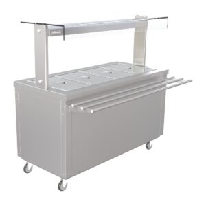Parry Flexi-Serve Hot Cboard w/Dry BMarie Top Heated Gantry&Trayslide4GN(Direct)