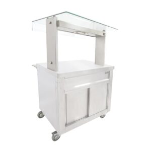 Parry Flexi-Serve Ambient Cupboard w/Plain Top LED Gantry&Trayslide 2GN(Direct)