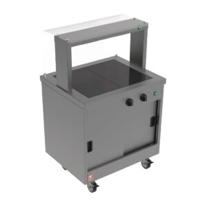 Falcon Two Hot top Hotcupboard Servery Counter with Gantry (Direct)