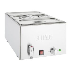 Buffalo Bain Marie with Tap & Pans