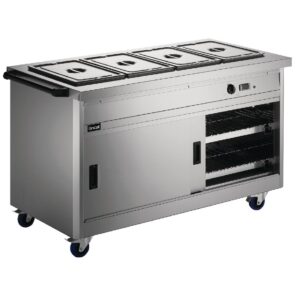 Lincat Panther Mobile Hot Cupboard with Bain Marie Top (Direct)
