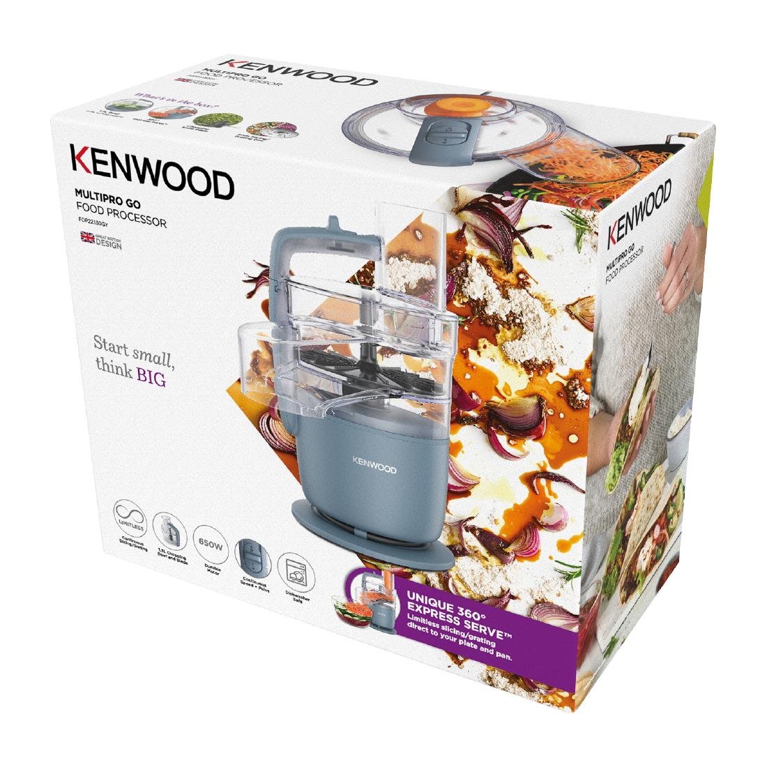 Kenwood MultiPro GO Compact Food Processor FDP22.130GY - Image 8