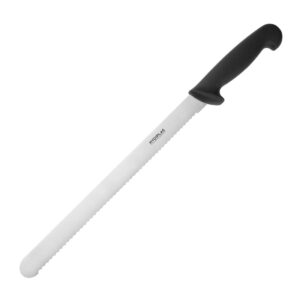 "Hygiplas Slicer Serrated Black - 12"""