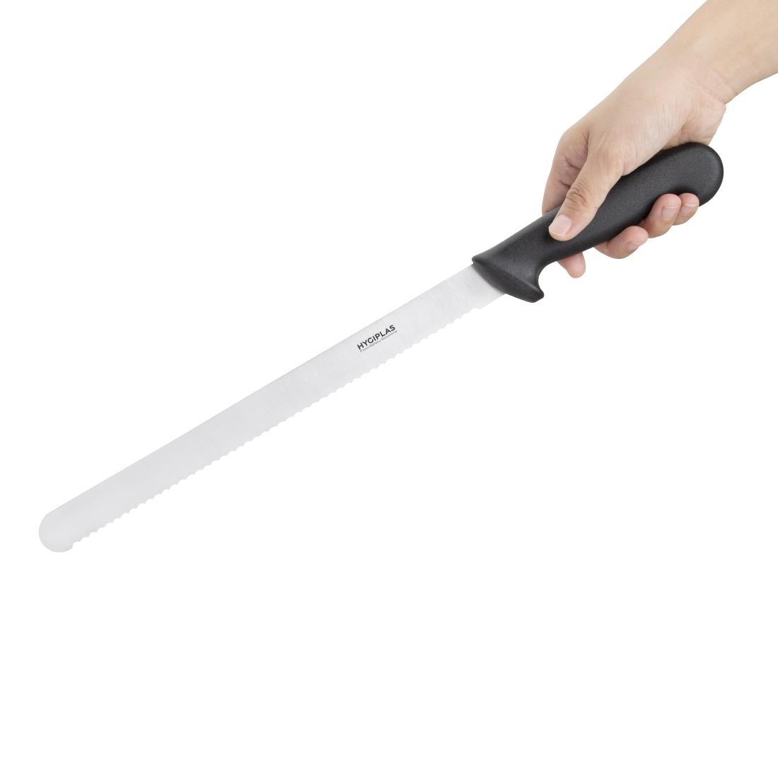 "Hygiplas Slicer Serrated Black - 12""" - Image 2