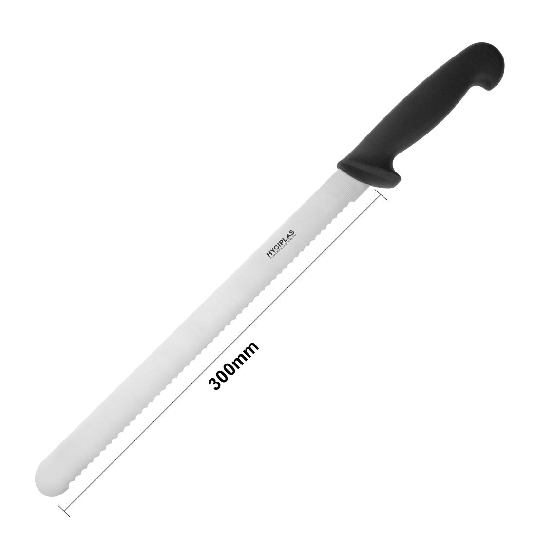 "Hygiplas Slicer Serrated Black - 12""" - Image 5