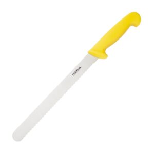 "Hygiplas Slicer Serrated Yellow - 10"""
