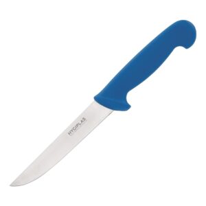 "Hygiplas Boning Knife Stiff Blade Blue - 6"""