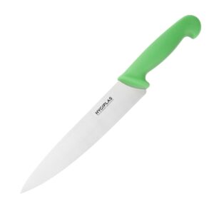 "Hygiplas Cooks Knife Green - 8 1/2"""