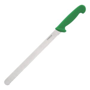 "Hygiplas Slicer Serrated Green - 12"""