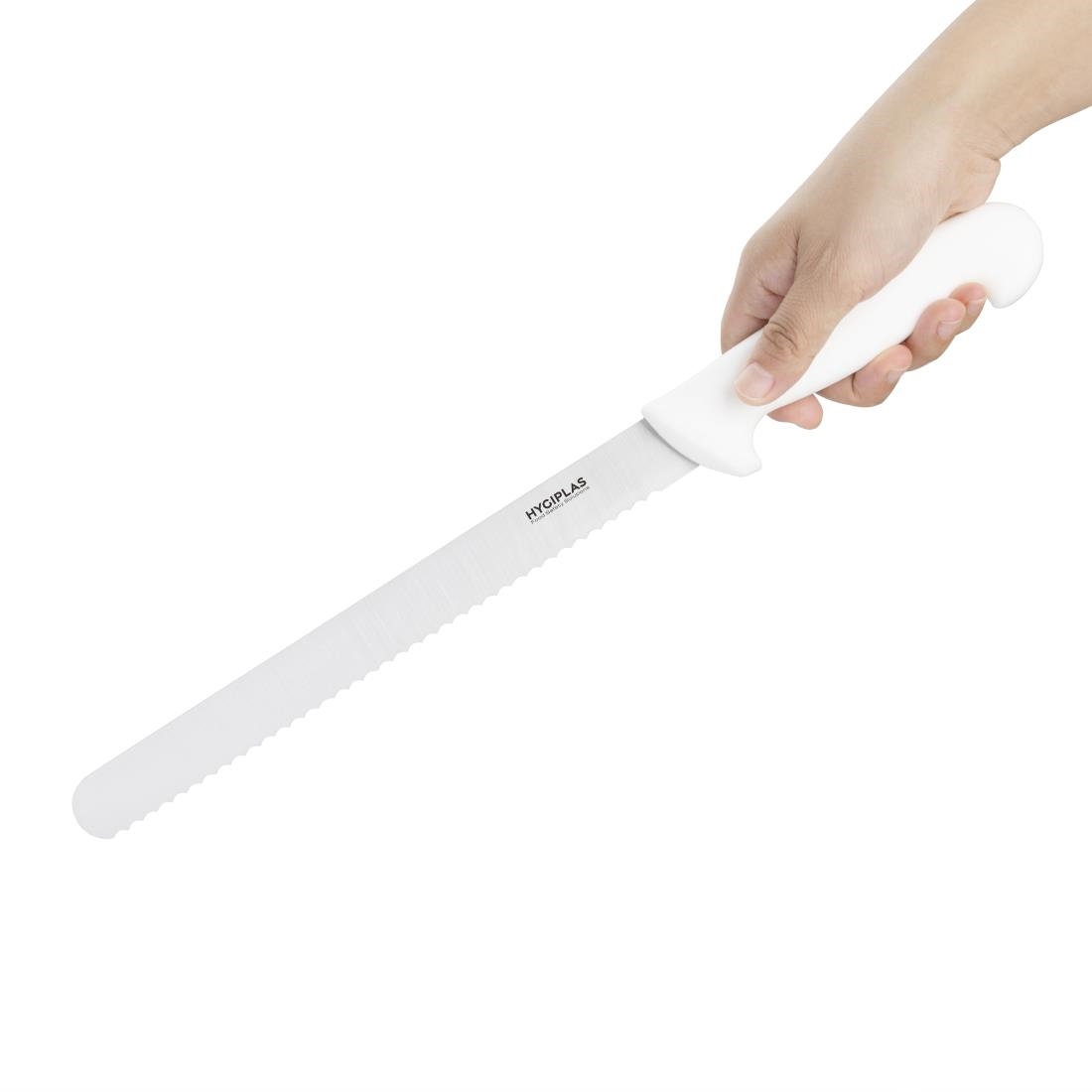 "Hygiplas Slicer Serrated White - 10""" - Image 2