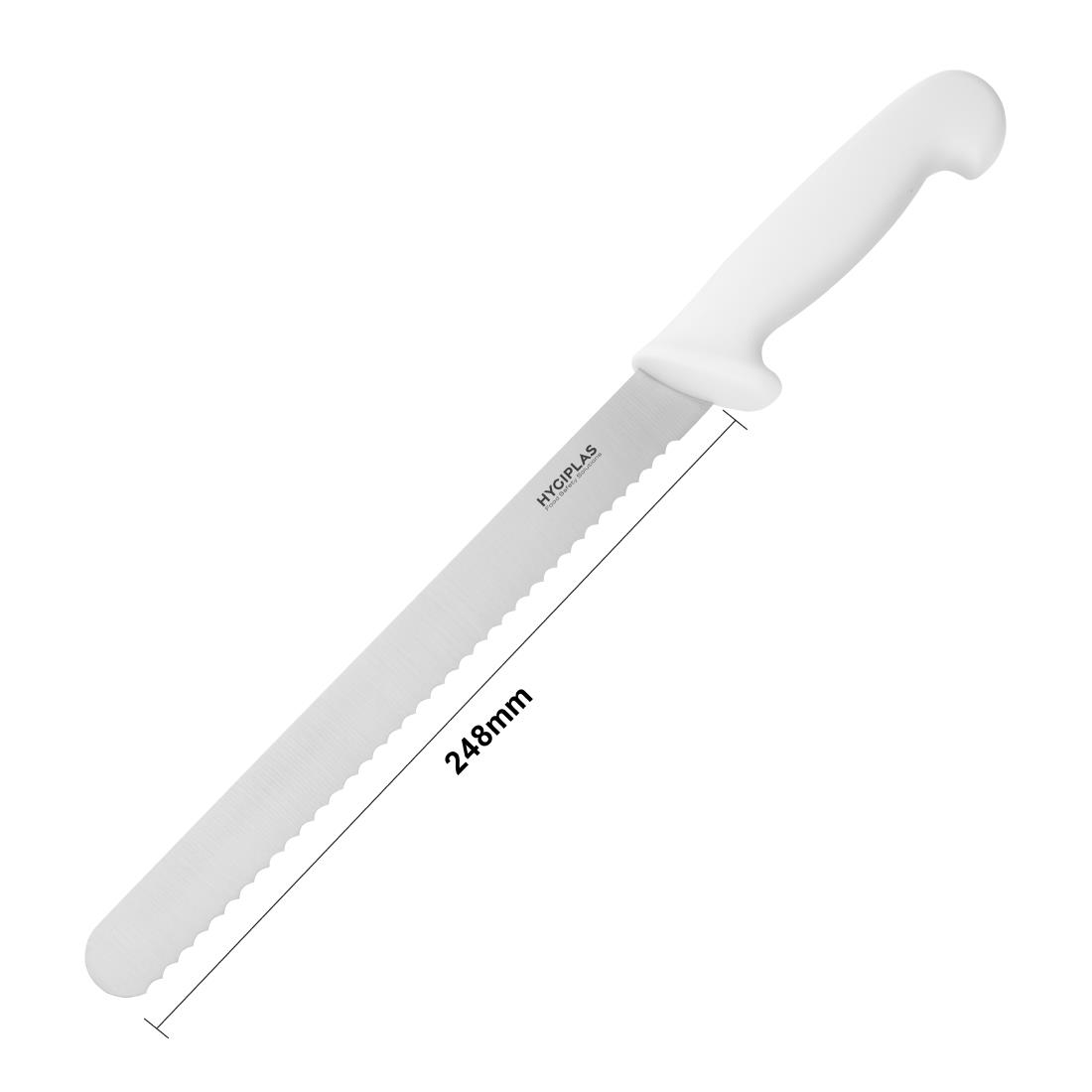 "Hygiplas Slicer Serrated White - 10""" - Image 5