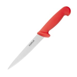 "Hygiplas Fillet Knife Red - 6"""