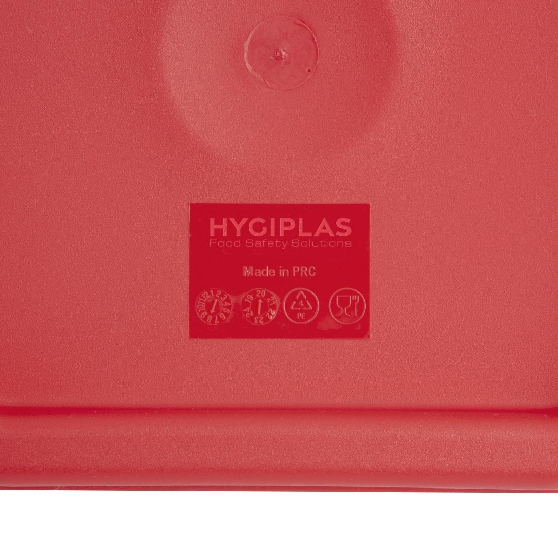 Hygiplas Square Red Lid to fit - 5.5/7Ltr - Image 3