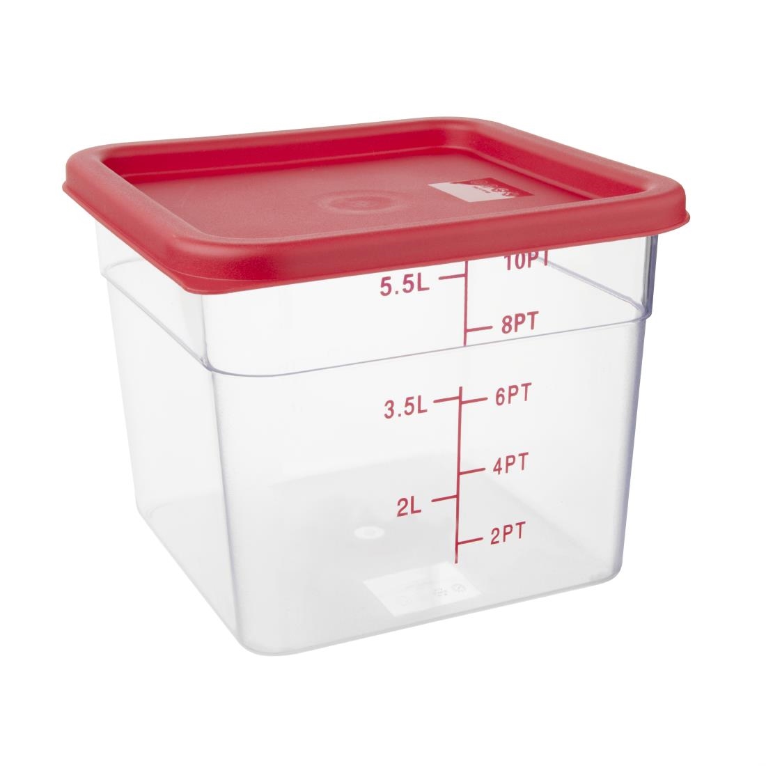 Hygiplas Square Red Lid to fit - 5.5/7Ltr - Image 5