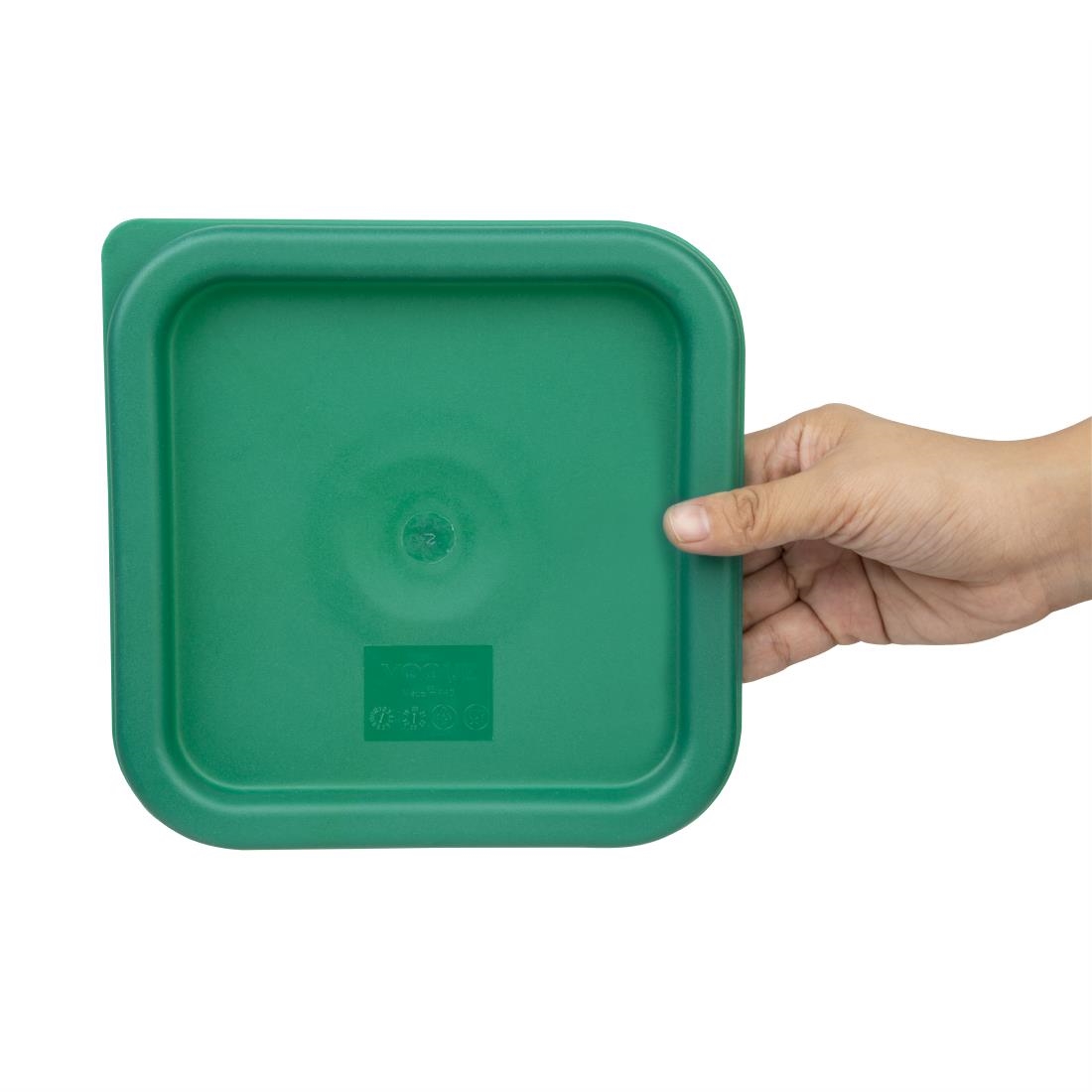 Hygiplas Square Green Lid to fit - 1.5/3.5Ltr - Image 2
