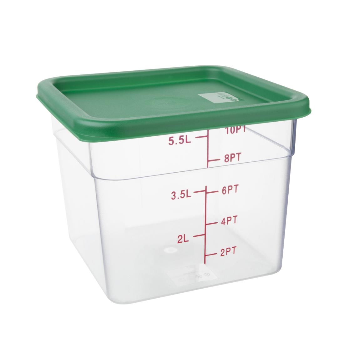 Hygiplas Square Green Lid to fit - 5.5/7Ltr - Image 5