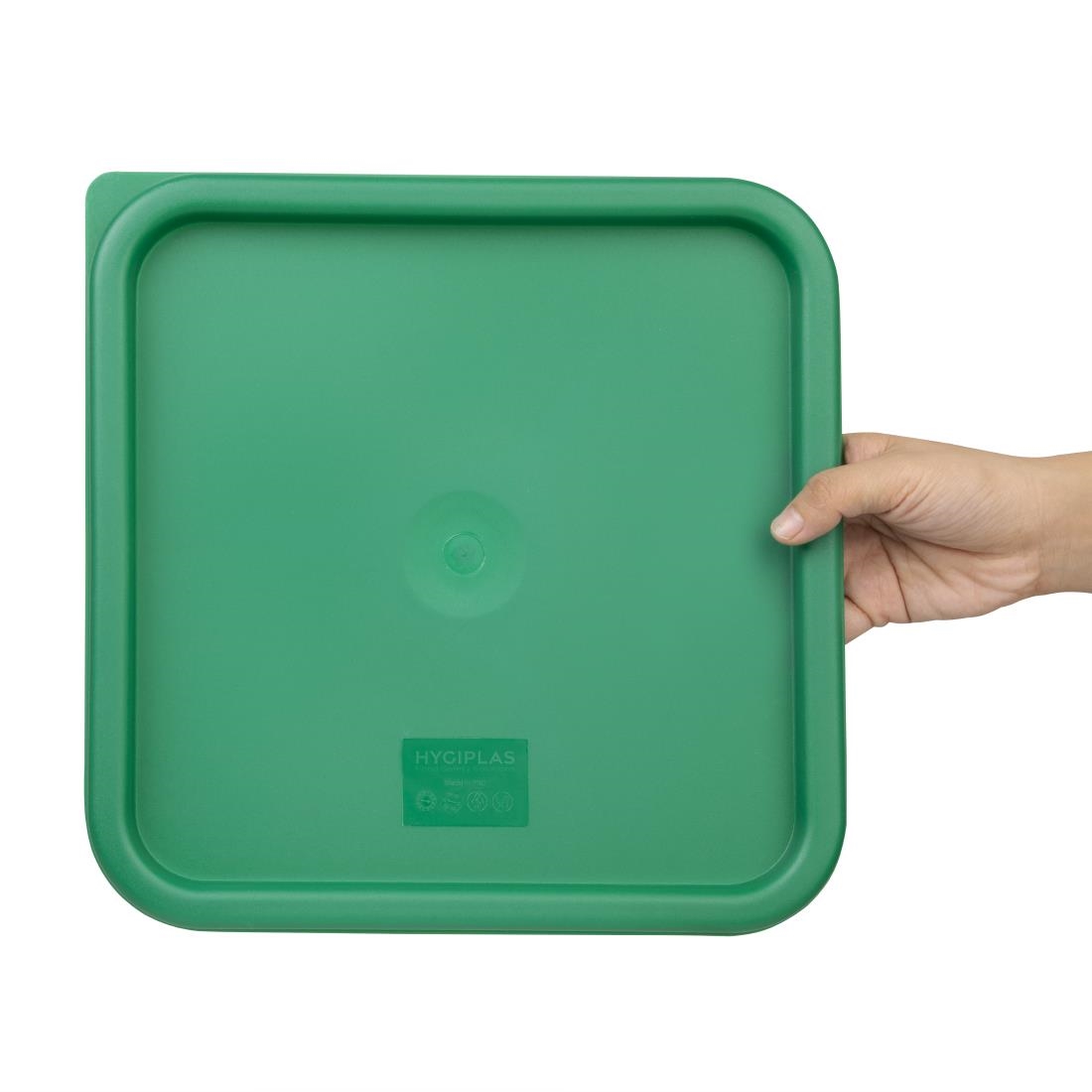 Hygiplas Square Green Lid to fit - 10/15Ltr - Image 2