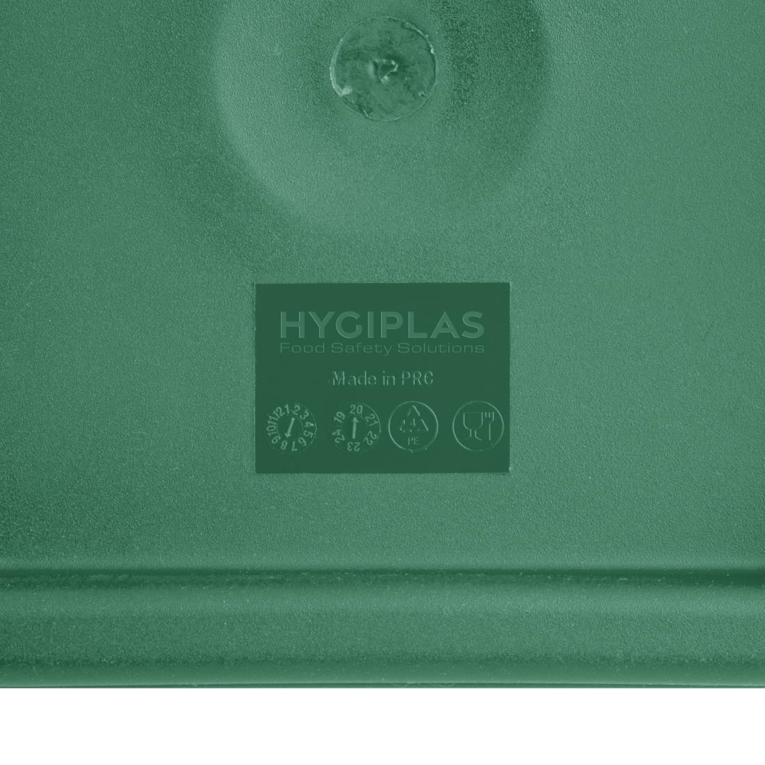 Hygiplas Square Green Lid to fit - 10/15Ltr - Image 4