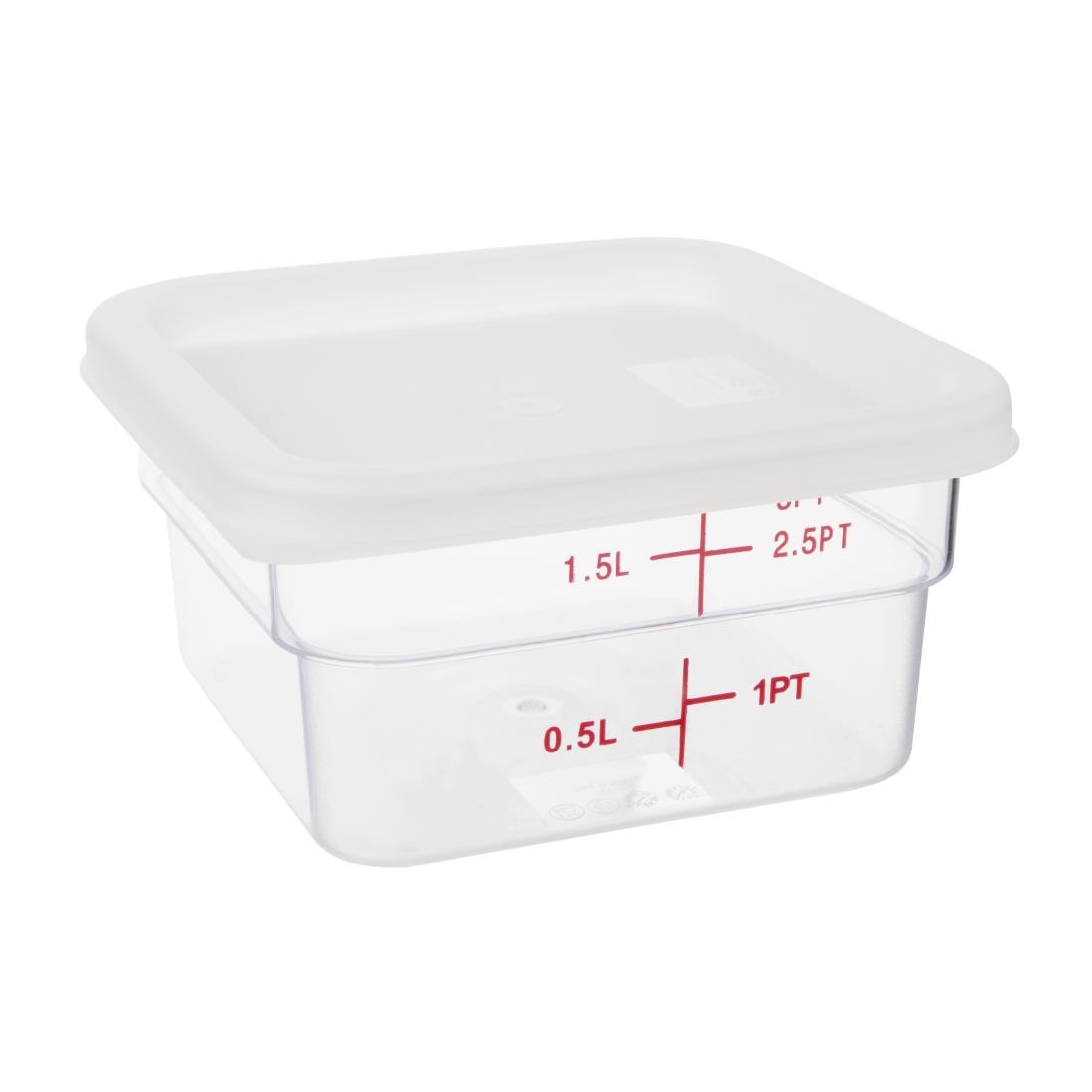Hygiplas Square White Lid to fit - 1.5/3.5Ltr - Image 5