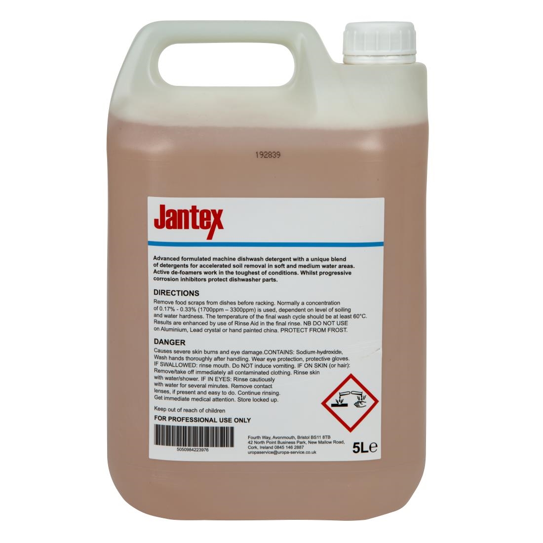 EDLP Jantex Concentrate Dishwasher Detergent - 5Ltr - Image 4