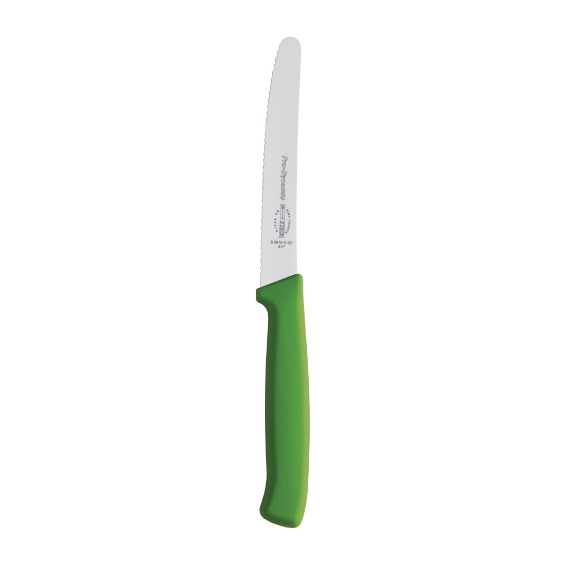 Dick Pro Dynamic Serrated Utility Knife Apple Green - 11cm - Image 2