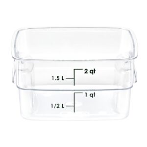 Cambro Container Square Polypropylene - 1.9Ltr