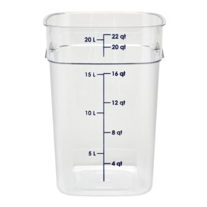 Cambro Container Square Polycarbonate - 20.8Ltr