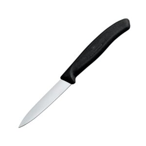 Paring Knife Pointed Tip Black - 8cm