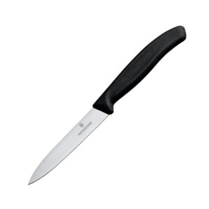 Paring Knife Pointed Tip Black - 10cm
