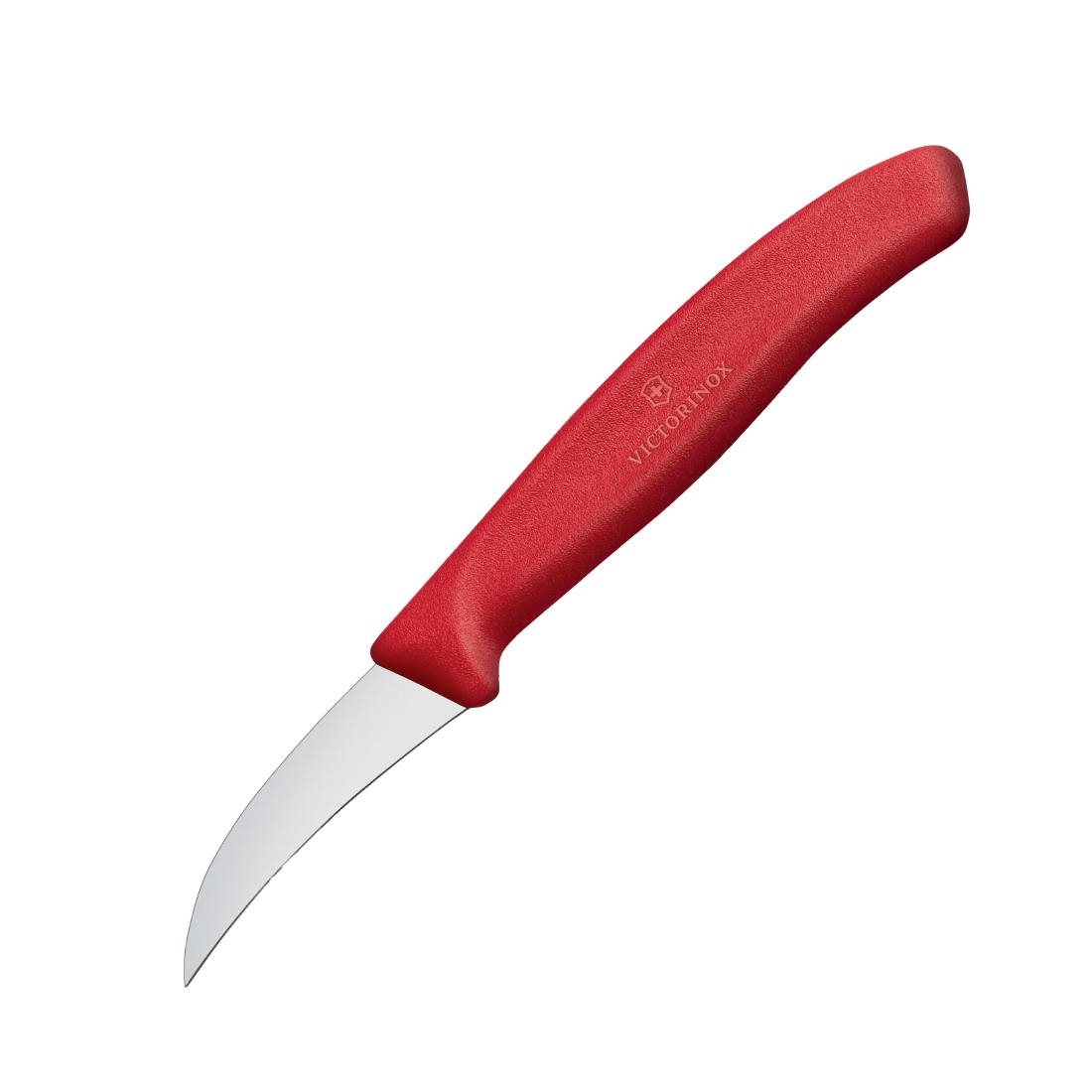 Shaping Knife Curved Blade Red - 8cm