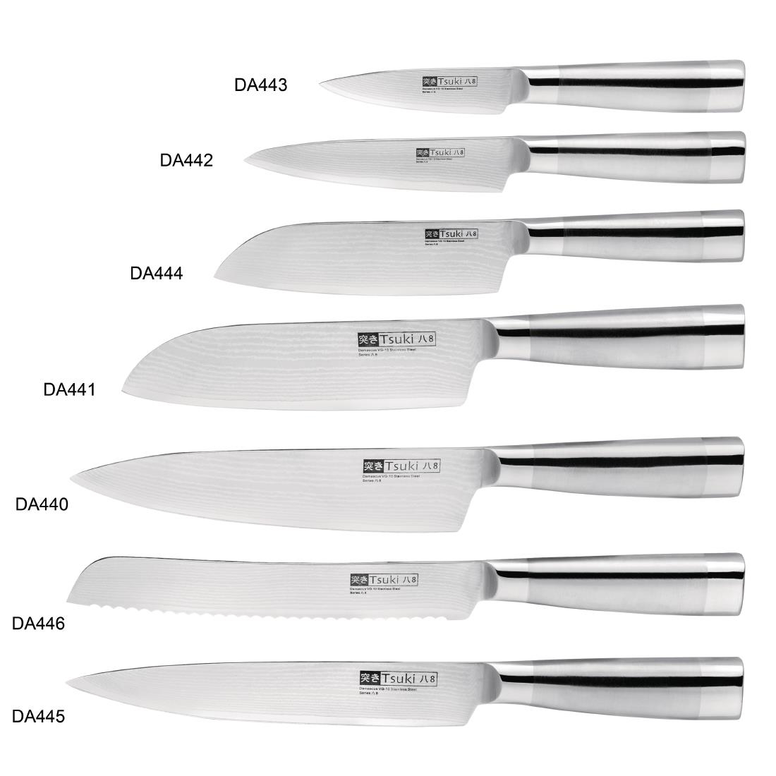 "Vogue Tsuki Series 8 Paring Knife - 90mm 3 1/2""" - Image 5