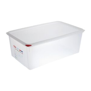 Araven Food Container - 1/1 GN 28Ltr with Lid 200mm (Pack 4)