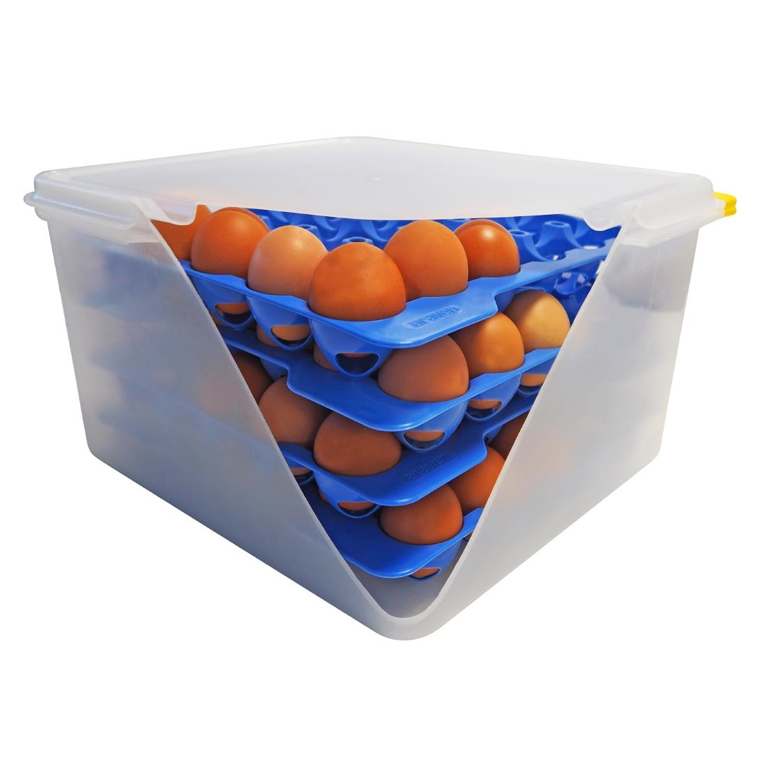 Araven Airtight Container Polypropylene - with 4 Egg Trays GN 2/3 200mm - Image 2