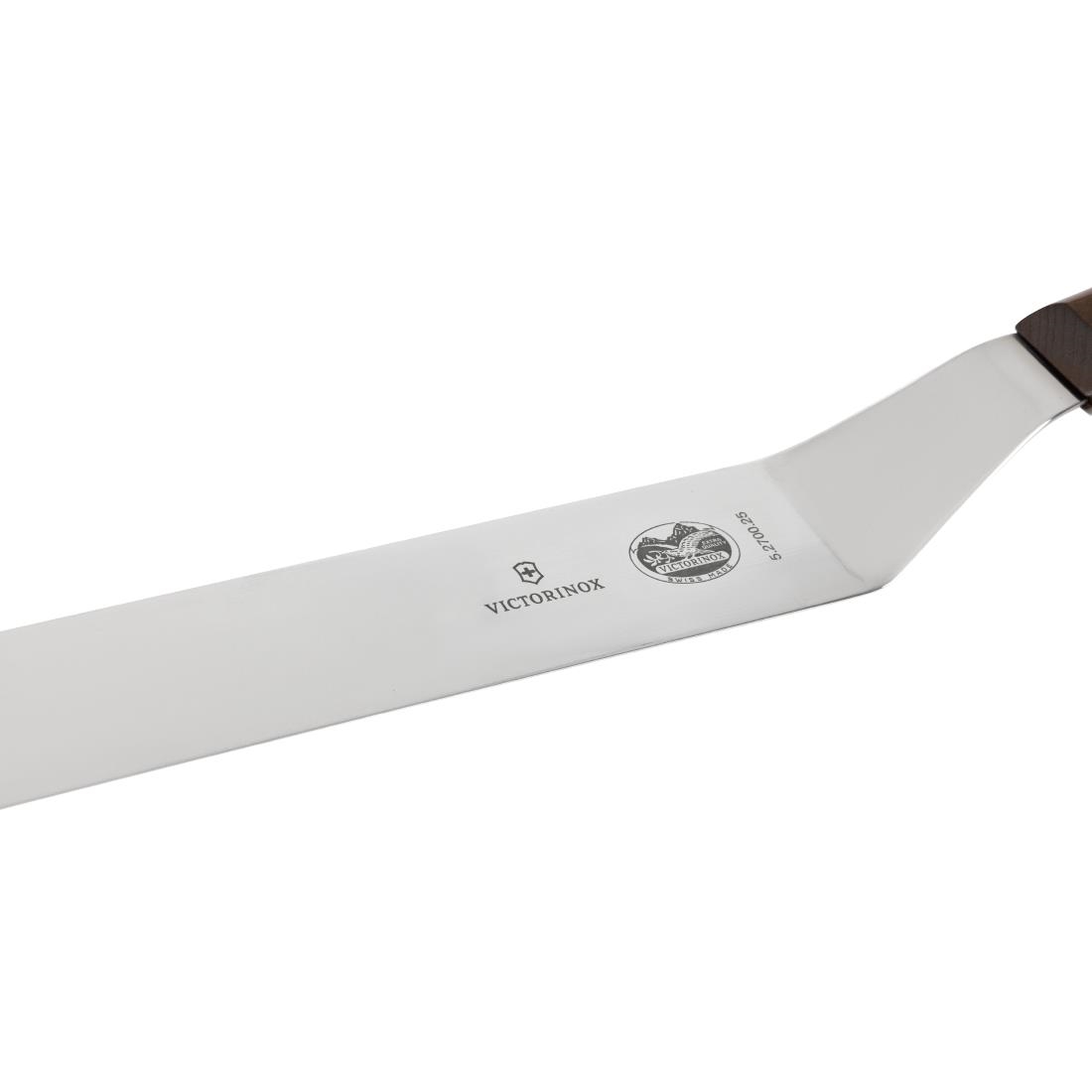 Victorinox Spatula Shaped Offset Spreading Length with Wood Handle - 20cm - Image 4