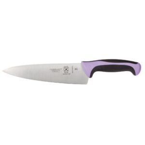 "Mercer Millenia Purple Allergens Chefs Knife - 8"""