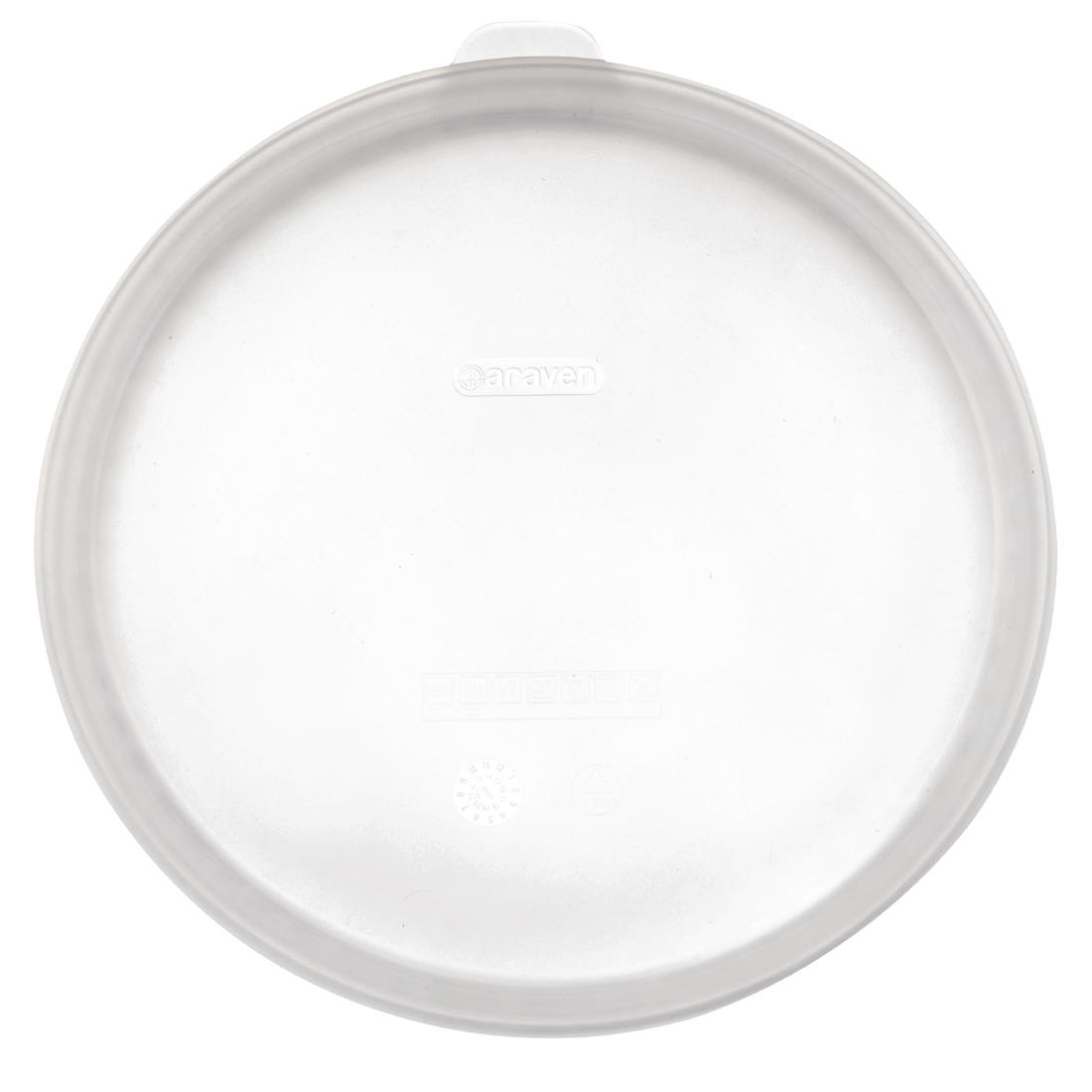 Araven Round Silicone Lid Transparent - 280mm