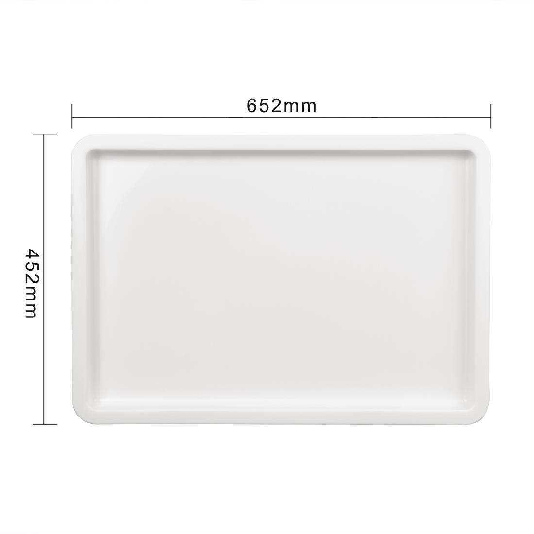 "Vogue PP Dough Box Lid - 650x455x45mm 25 1/2x18x1 3/4""" - Image 4