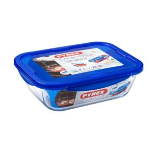 Pyrex Cook & Go Large Rectangular Dish with Lid 3.3Ltr