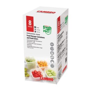 Cambro FreshPro Set of Two 0.95Ltr & Two 0.47Ltr with Lids
