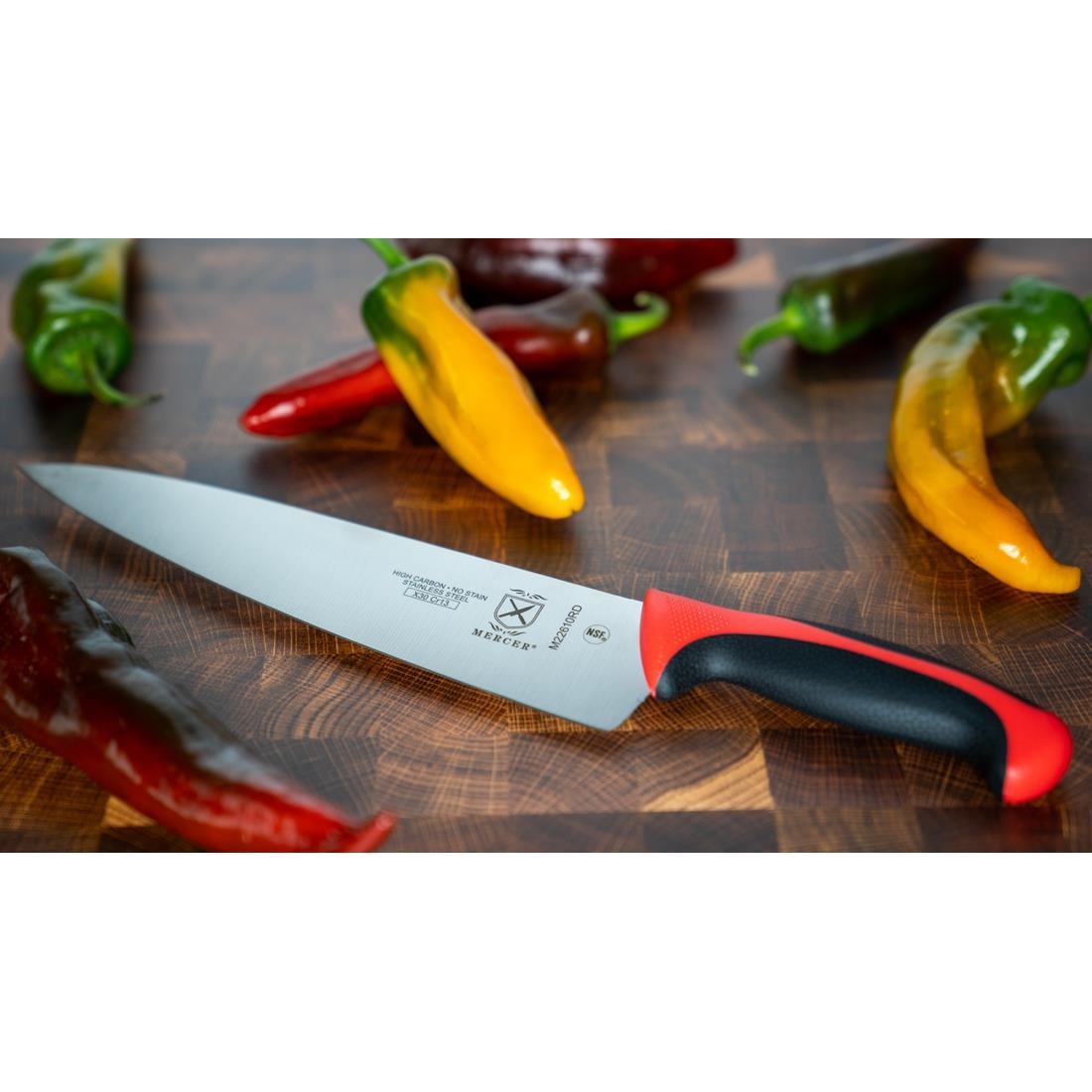 "Mercer Culinary Millenia Chef's Knife Black - 10""" - Image 3