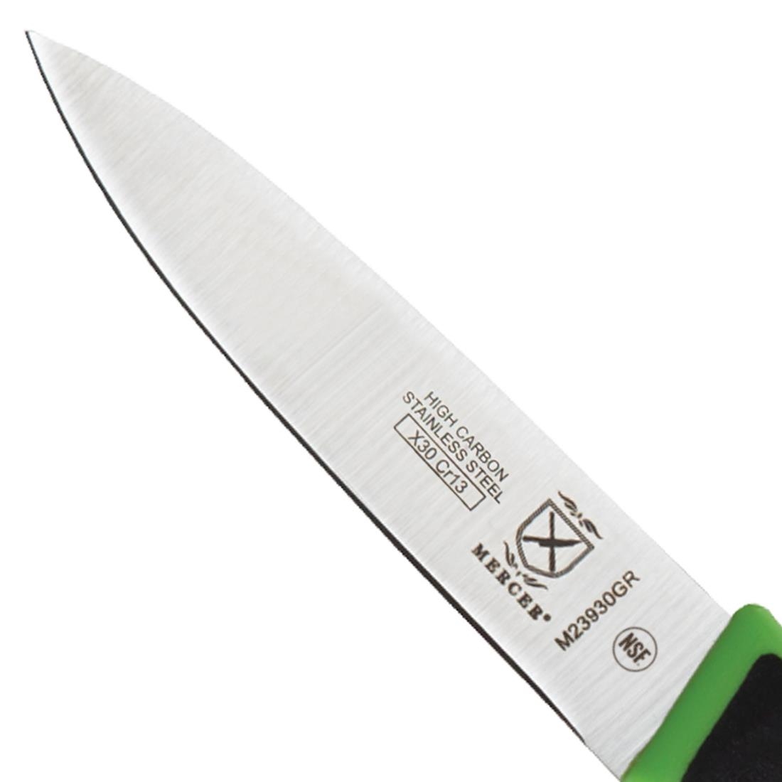 "Mercer Culinary Millenia Paring - Slim Green Handle - 3""" - Image 3