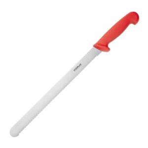 "Hygiplas Slicer Serrated Red - 12"""