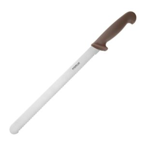 "Hygiplas Slicer Serrated Brown - 12"""
