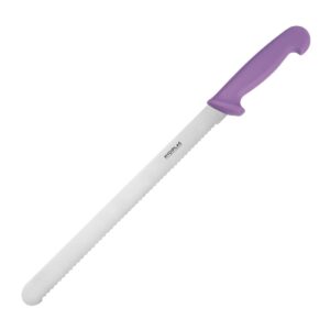 "Hygiplas Slicer Serrated Purple - 12"""